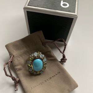 David Yurman Mustique Cabochon Turquoise Ring